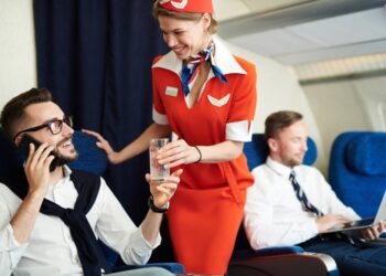 How to get a free drink on a flight